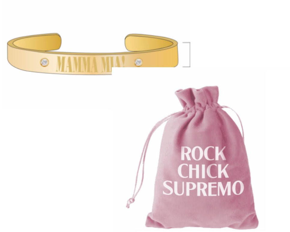 Mamma Mia! Broadway 2025 Logo Bangle - Gold