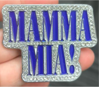 Mamma Mia! Broadway 2025 Rhinestone Lapel Pin