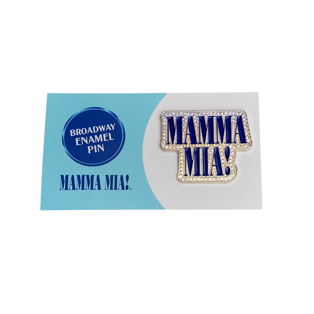 Mamma Mia! Broadway 2025 Rhinestone Lapel Pin