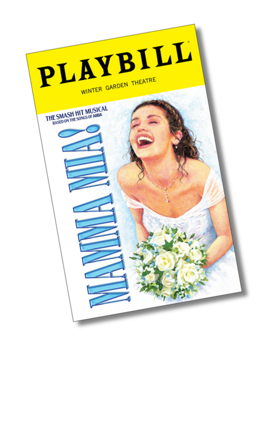Mamma Mia! 2025 Playbill Sticker