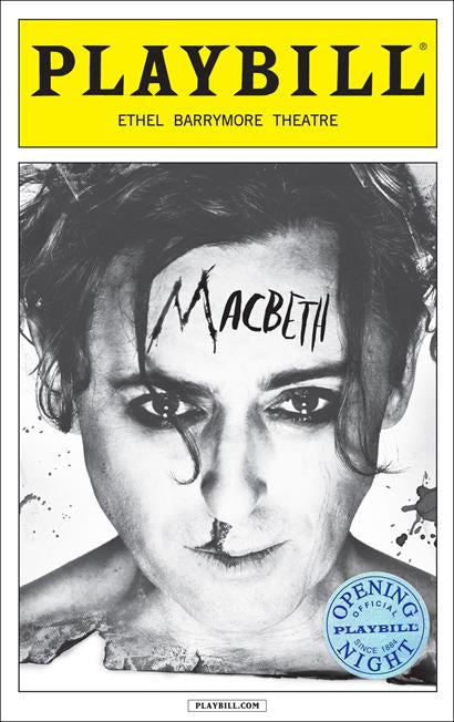 Macbeth Limited Edition Official Opening Night Playbill starring Alan Cumming