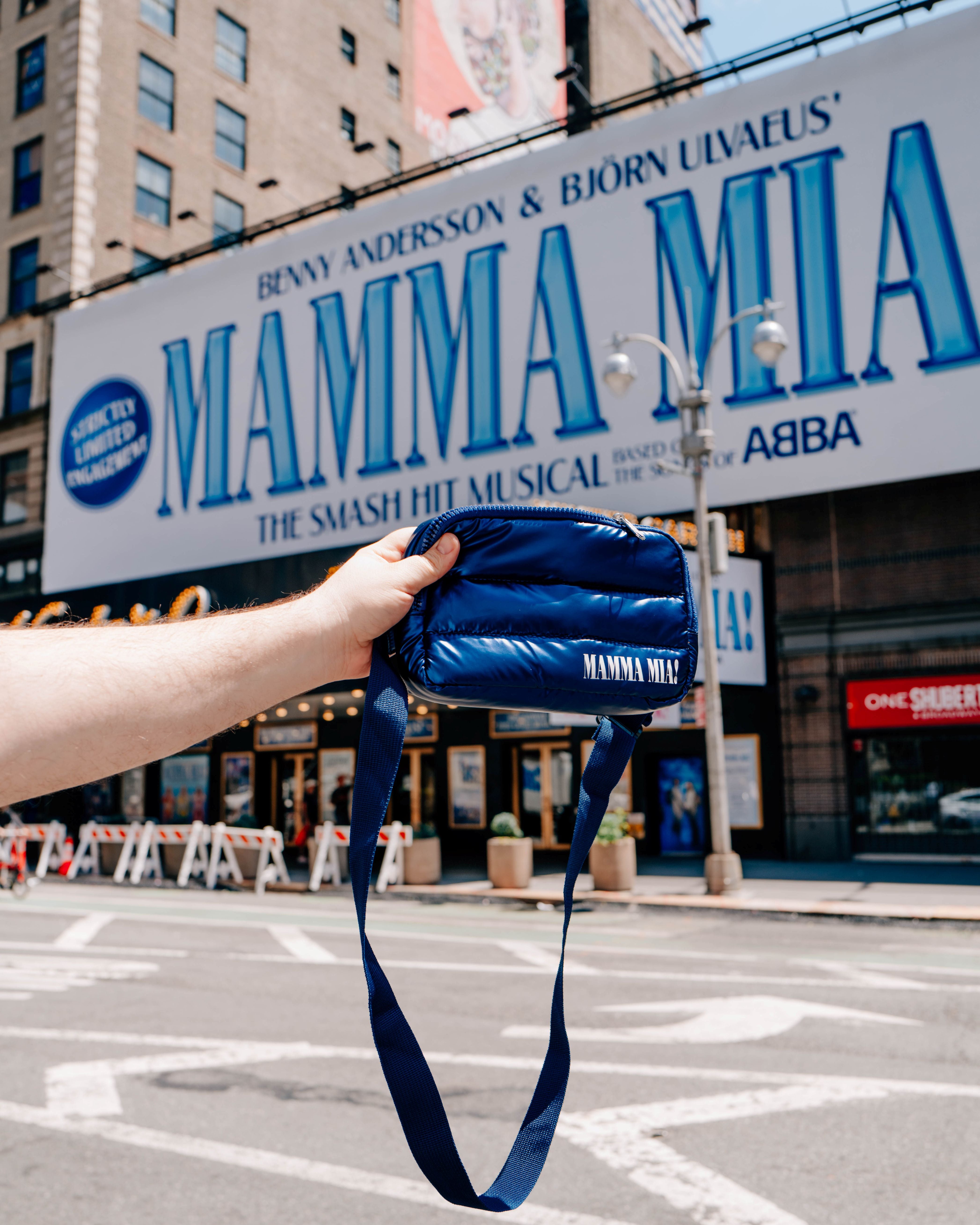 Mamma Mia! Broadway 2025 Puffer Crossbody Bag
