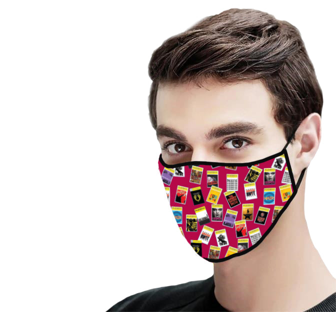 Playbill Broadway Groundbreaking Musicals Face Mask