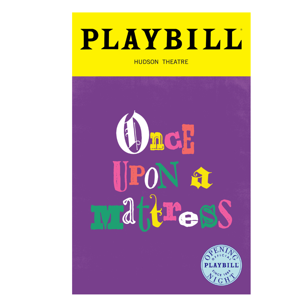 Once Upon a Mattress Limited Edition Official Opening Night Playbill