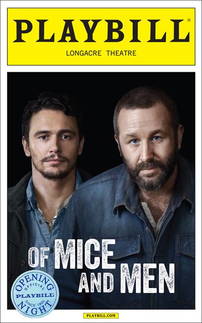 Of Mice and Men Limited Edition Official Opening Playbill