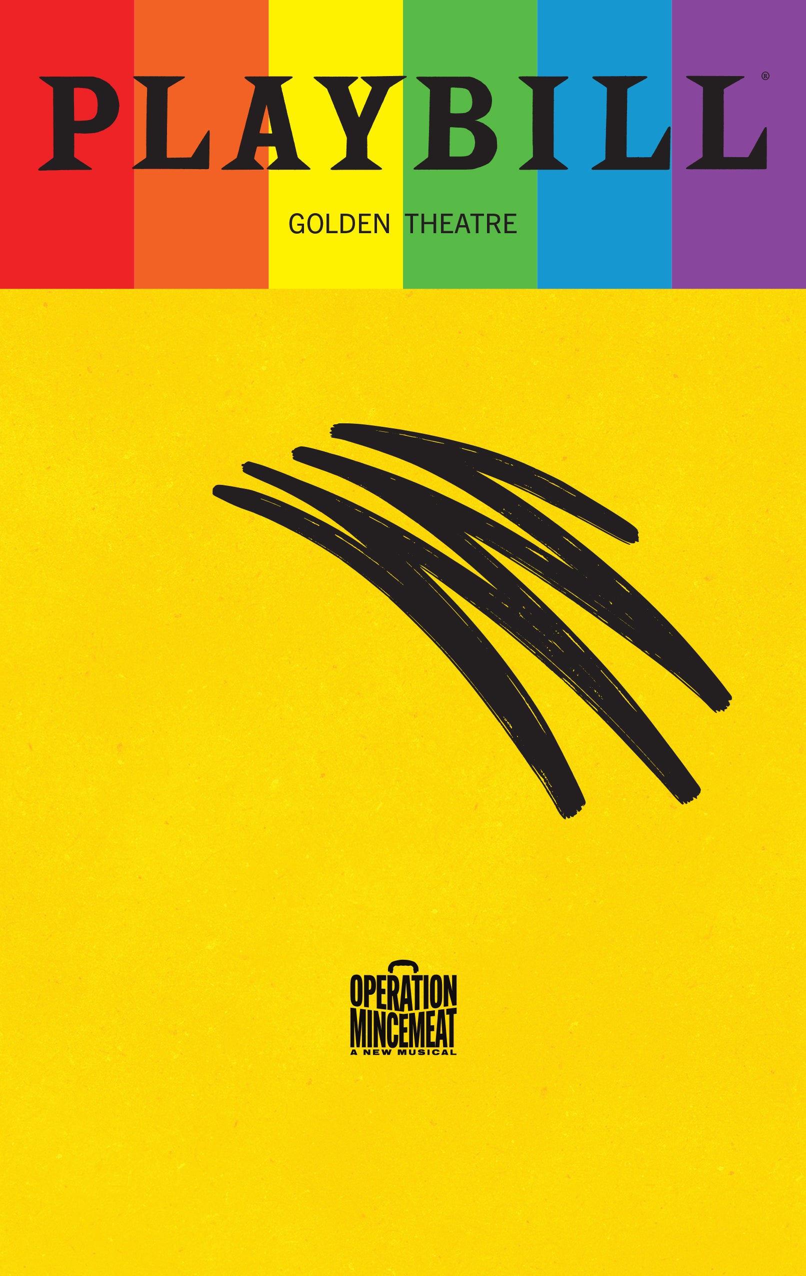 Operation Mincemeat Limited Edition 2026 Rainbow Pride Playbill