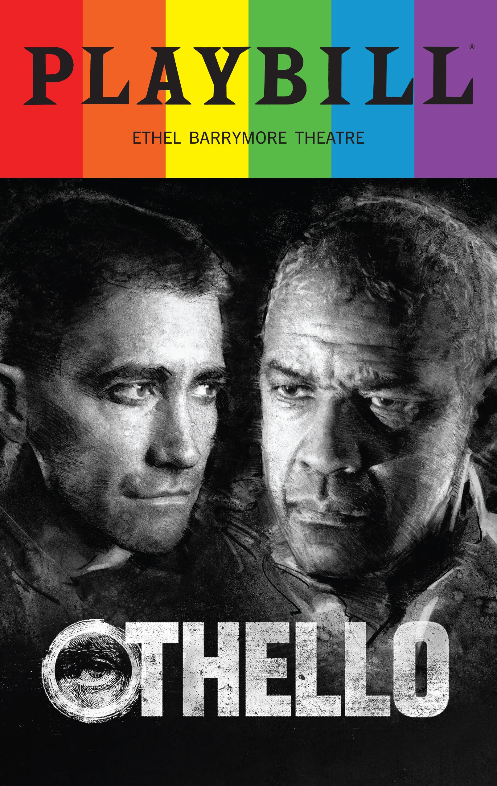 Othello Playbill with Limited Edition 2025 Rainbow Pride Logo