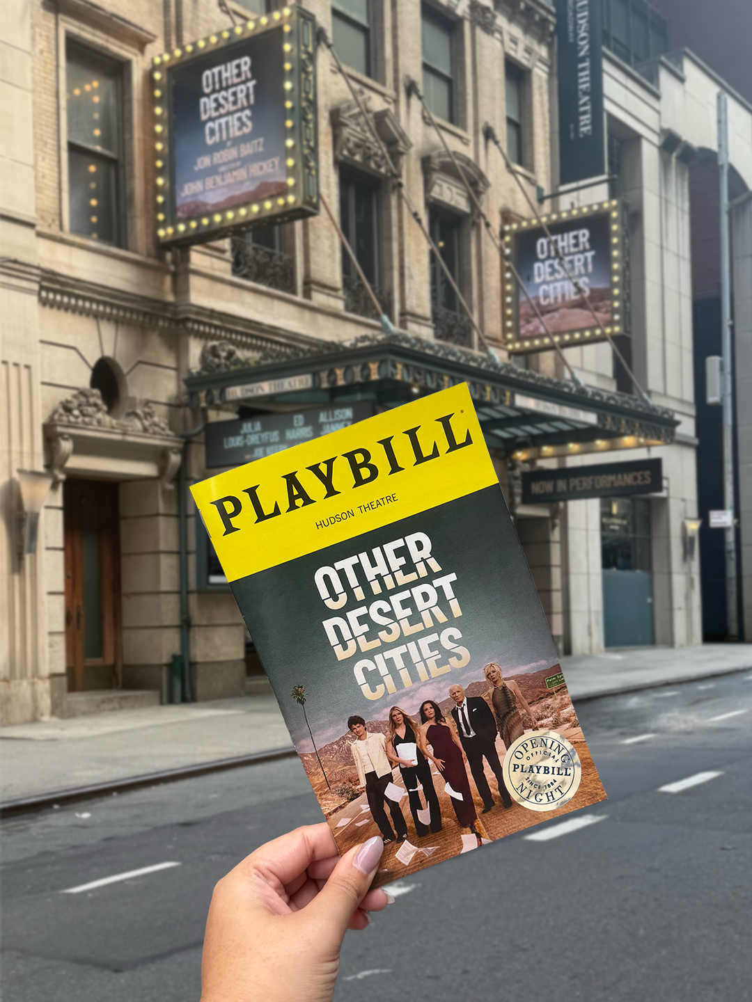 Other Desert Cities 2026 Limited Edition Official Opening Night Playbill
