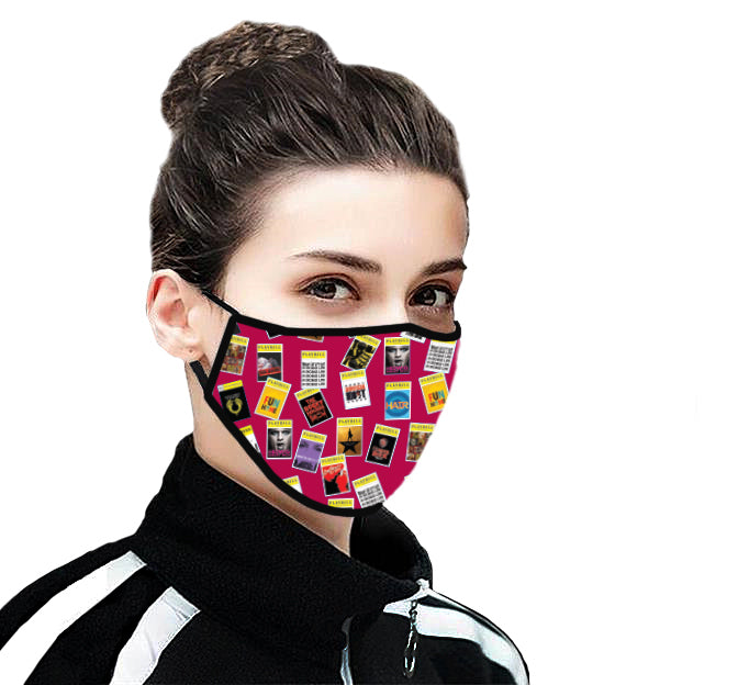 Playbill Broadway Groundbreaking Musicals Face Mask