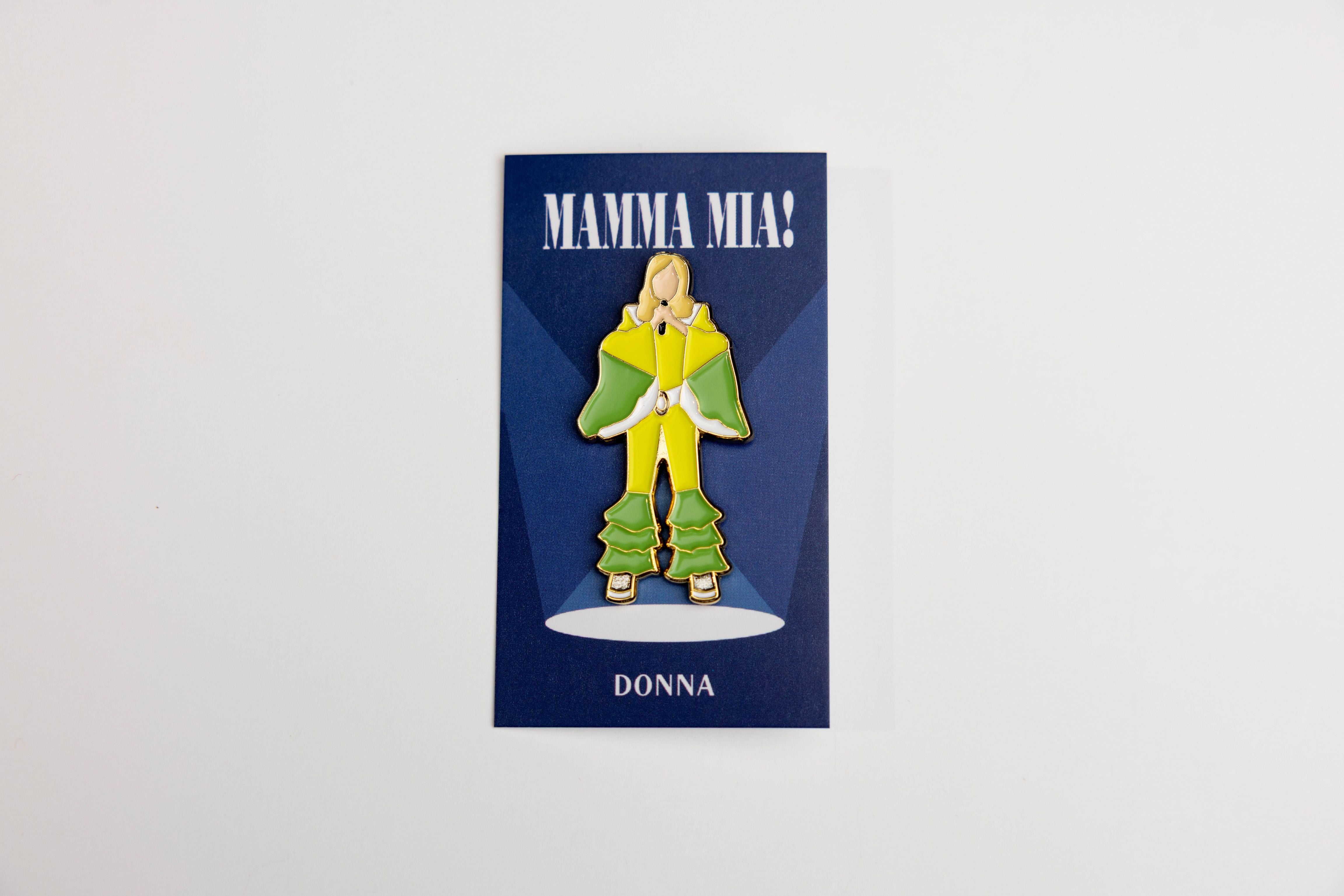 Mamma Mia! Broadway 2025 Donna Enamel Pin