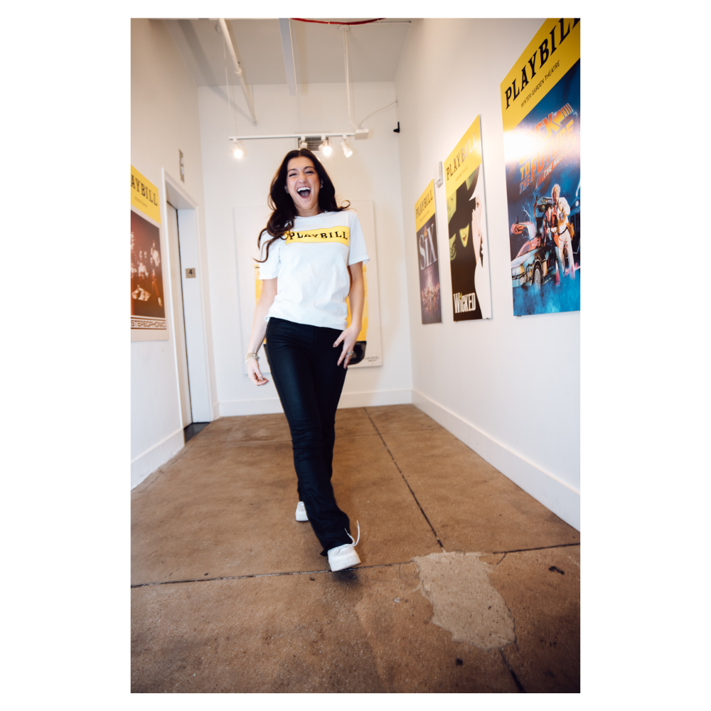 Playbill Logo Tee - White