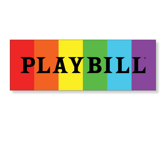 Playbill Pride Logo Sticker