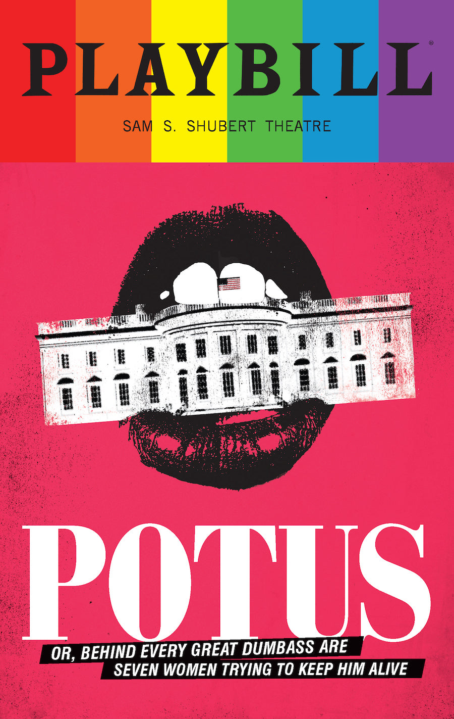 POTUS 2022 Playbill with Rainbow Pride Logo