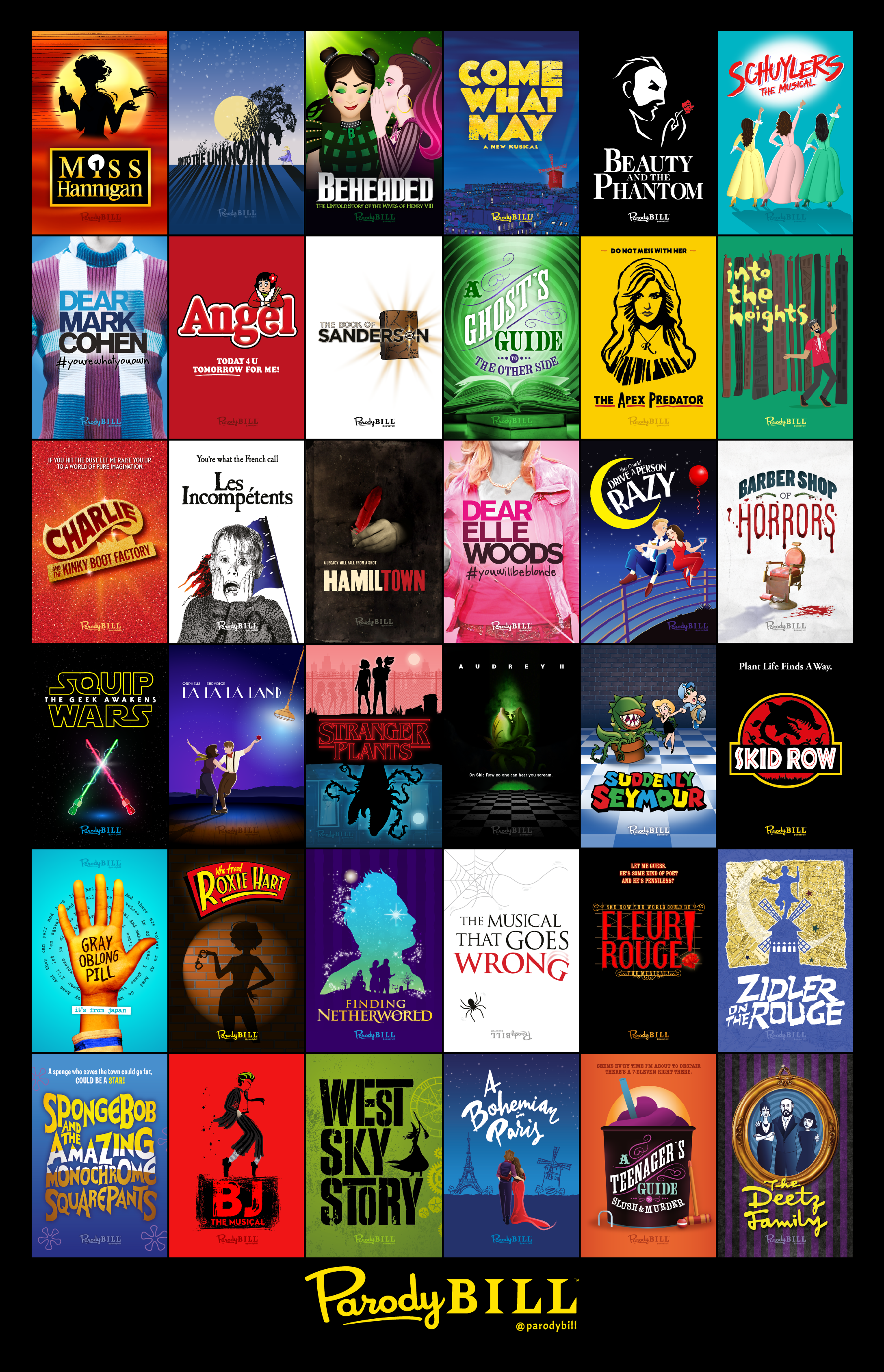 Parodybill Greatest Hits Poster