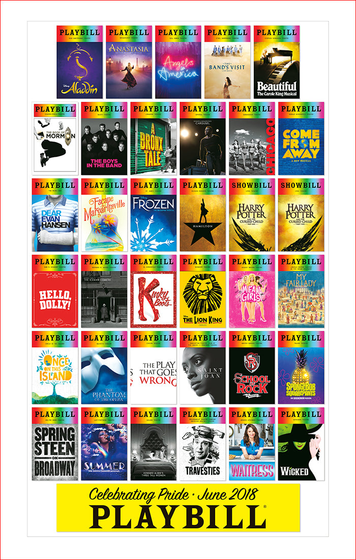 Playbill Pride 2018 Poster