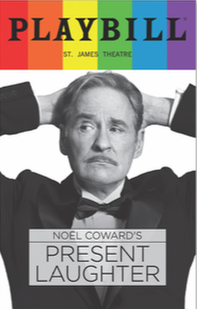 Present Laughter - June 2017 Playbill with Rainbow Pride Logo