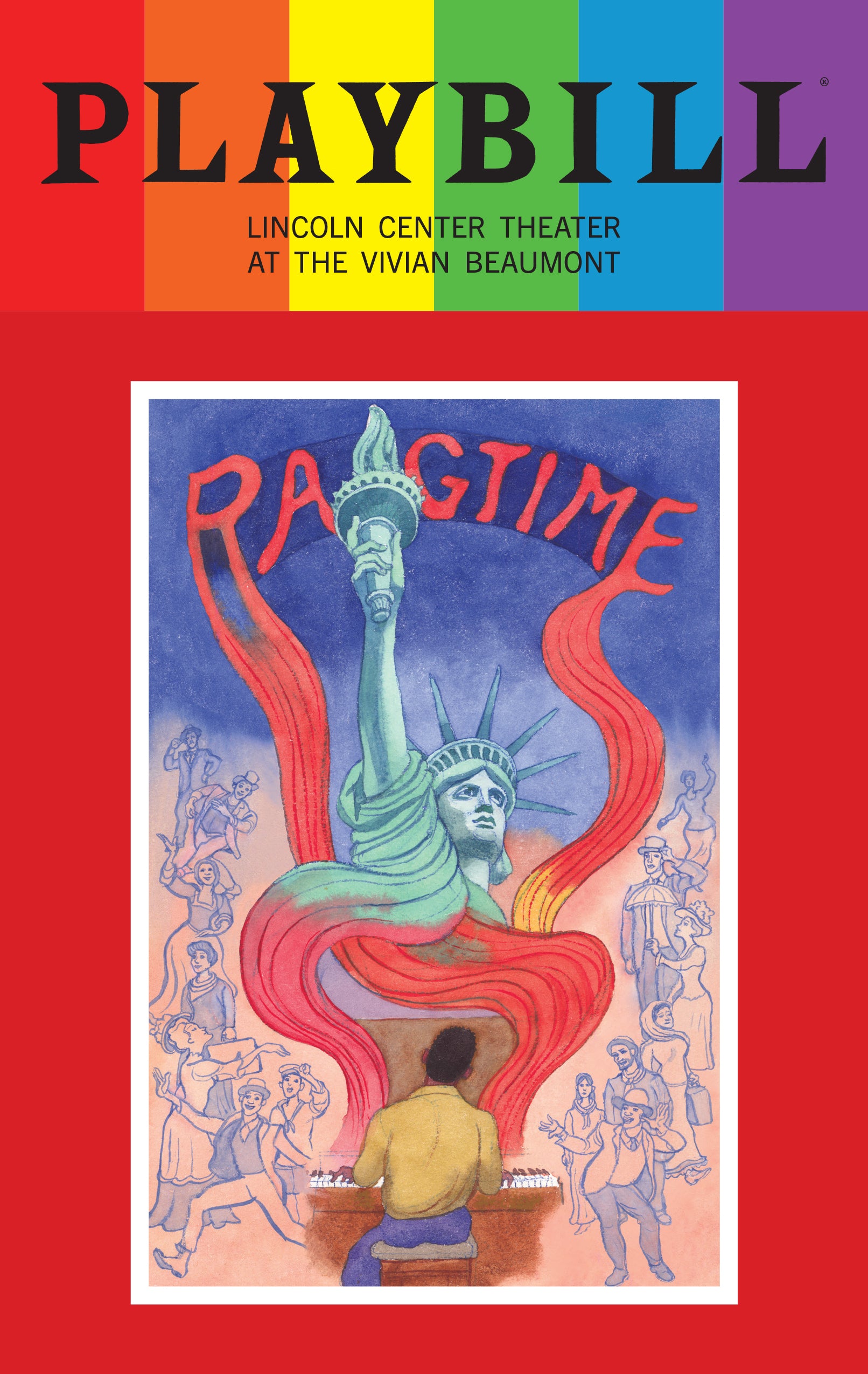 Ragtime Revival Limited Edition 2026 Rainbow Pride Playbill