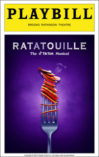 Ratatouille the TikTok Musical Limited Edition Playbill