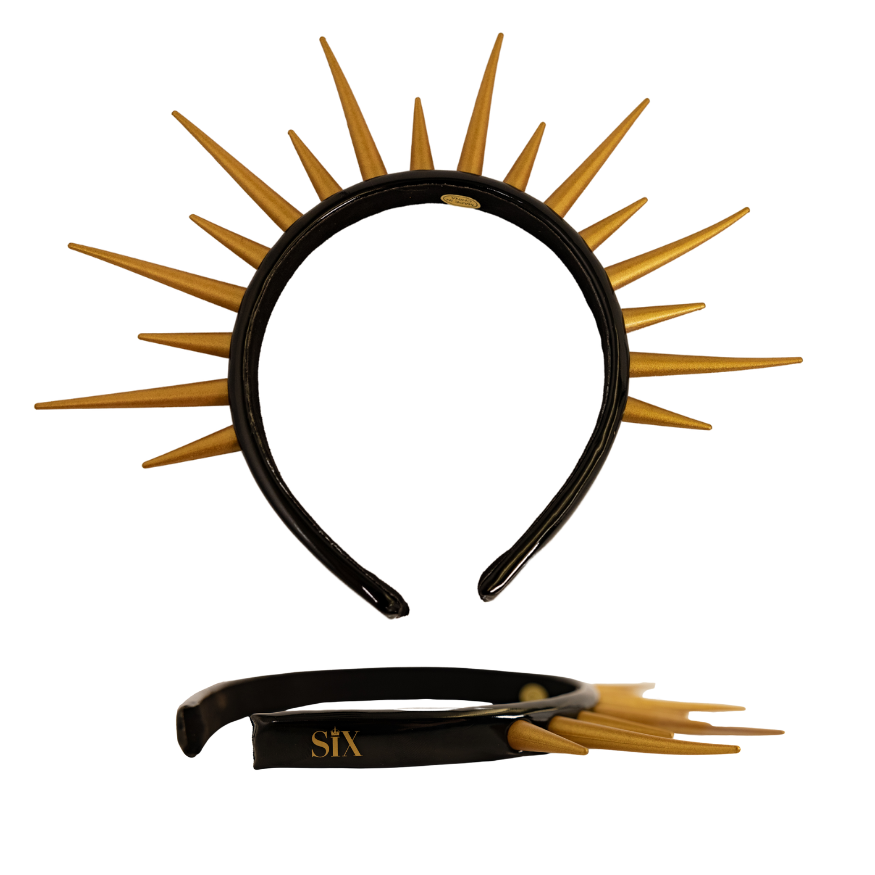Official SIX musical Aragon Gold Spike Crown Headband Catherine of Aragon - Six the Musical Inspired Crown - Etsy main image 2