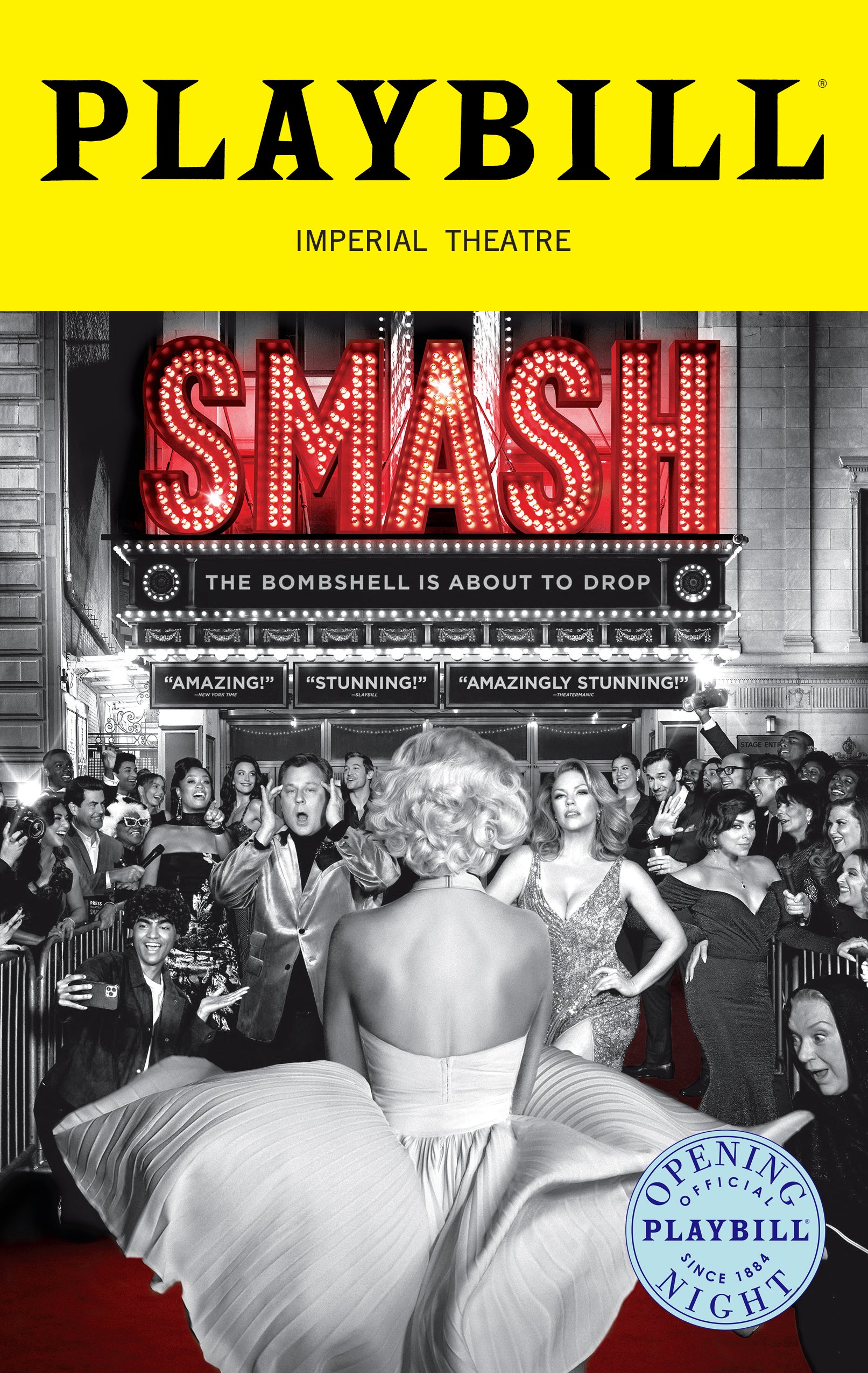 Smash Limited Edition Official Opening Night Playbill