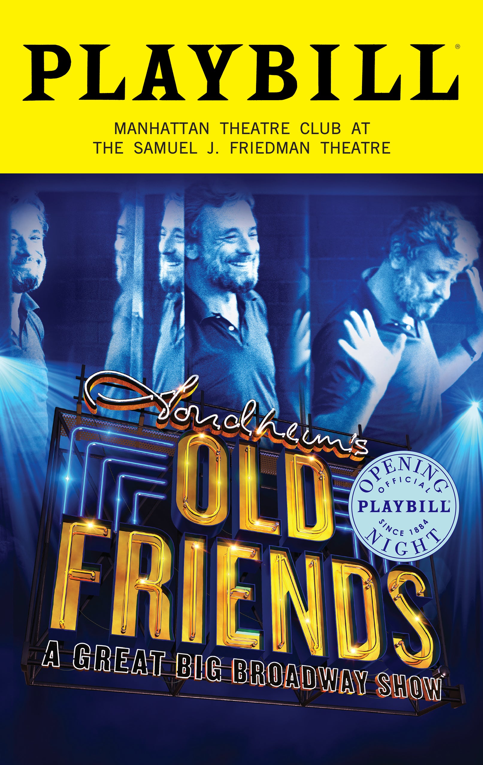 Stephen Sondheim's Old Friends Limited Edition Official Opening Night Playbill