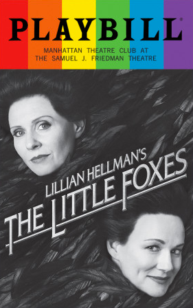 The Little Foxes - June 2017 Playbill with Rainbow Pride Logo