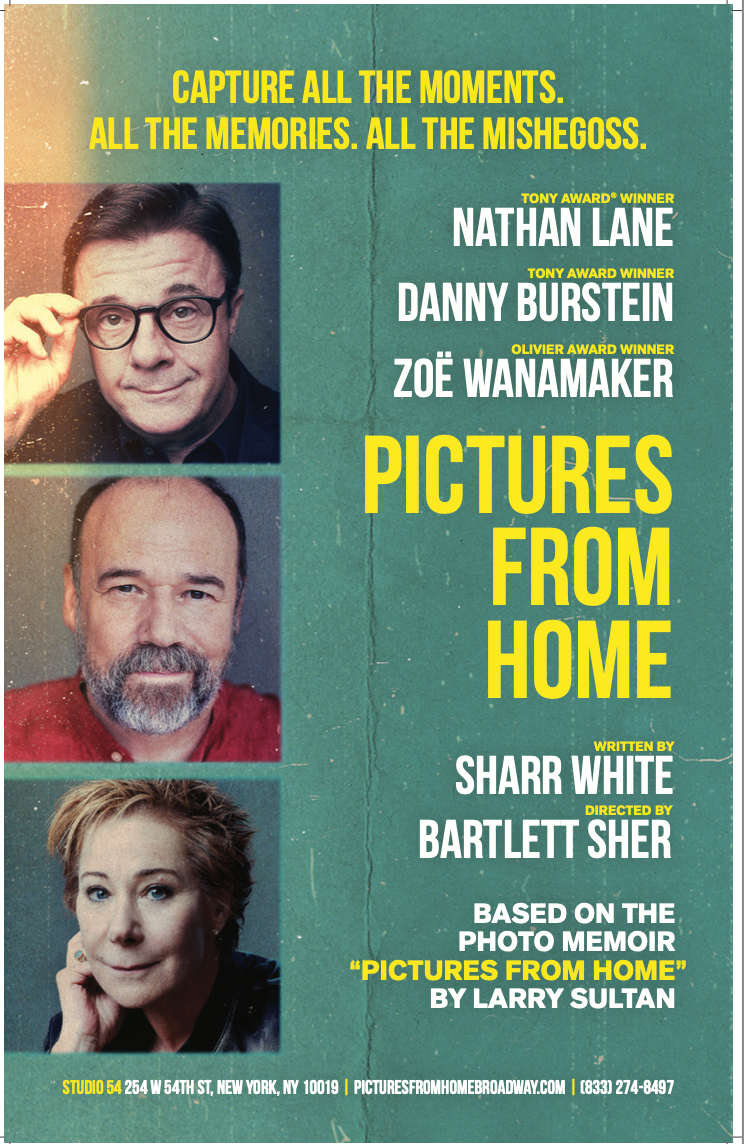 Pictures From Home The New Broadway Play Windowcard