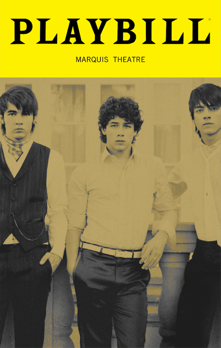 Jonas Brothers Broadway Residency Playbill, Night One