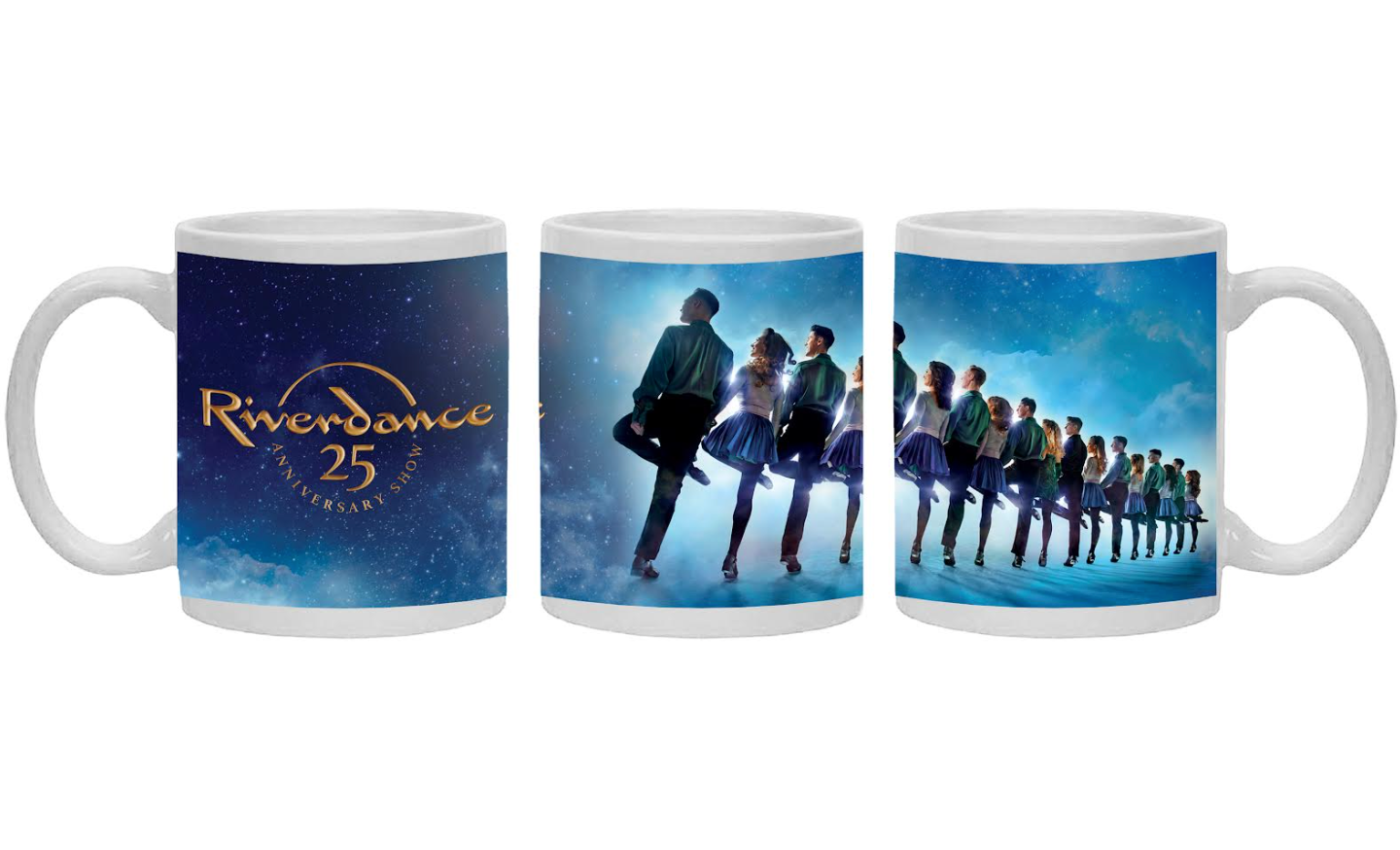 Riverdance 25th Anniversary Logo Mug