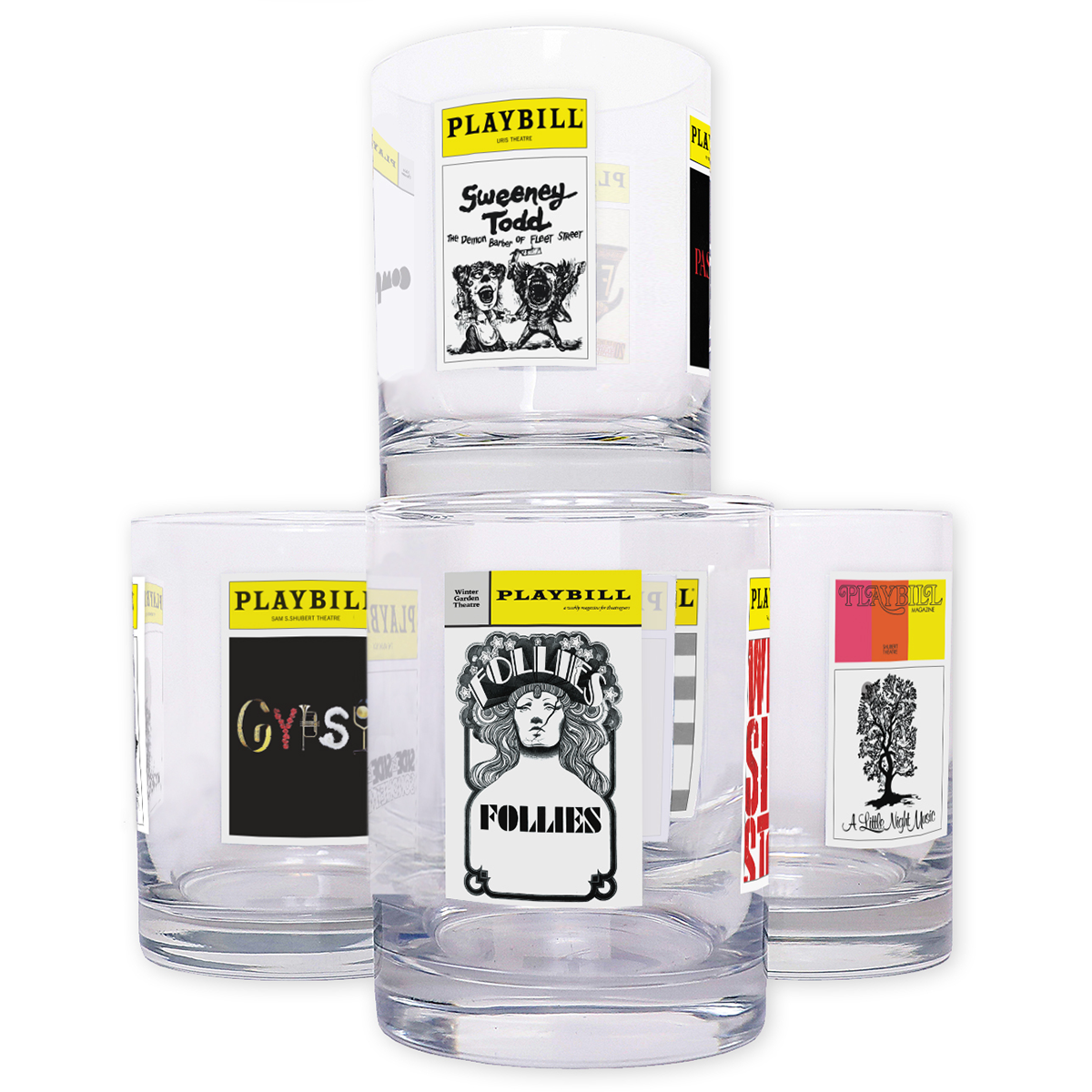 Playbill Glassware Collection - Stephen Sondheim