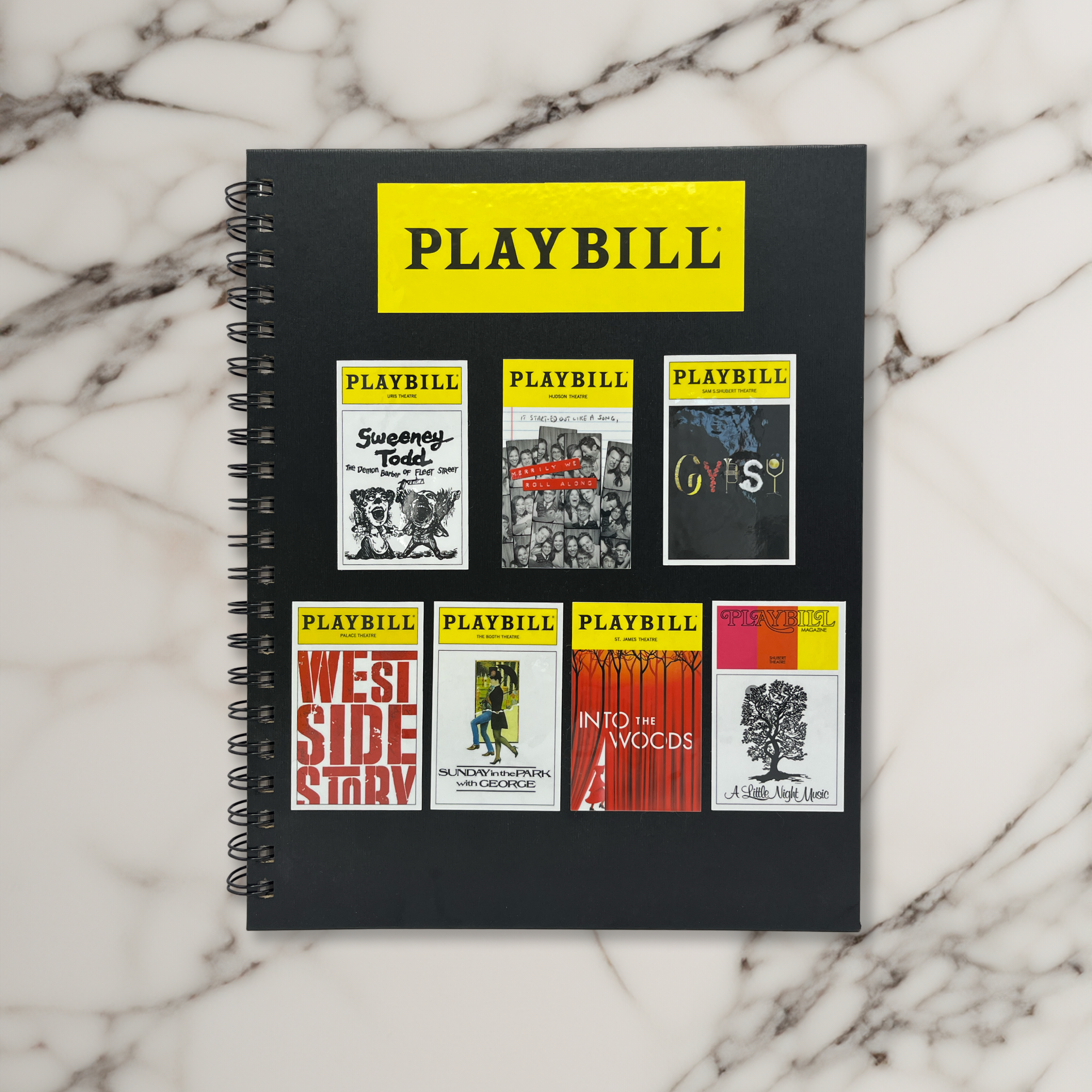 Merrily We Roll Along Playbill Sticker