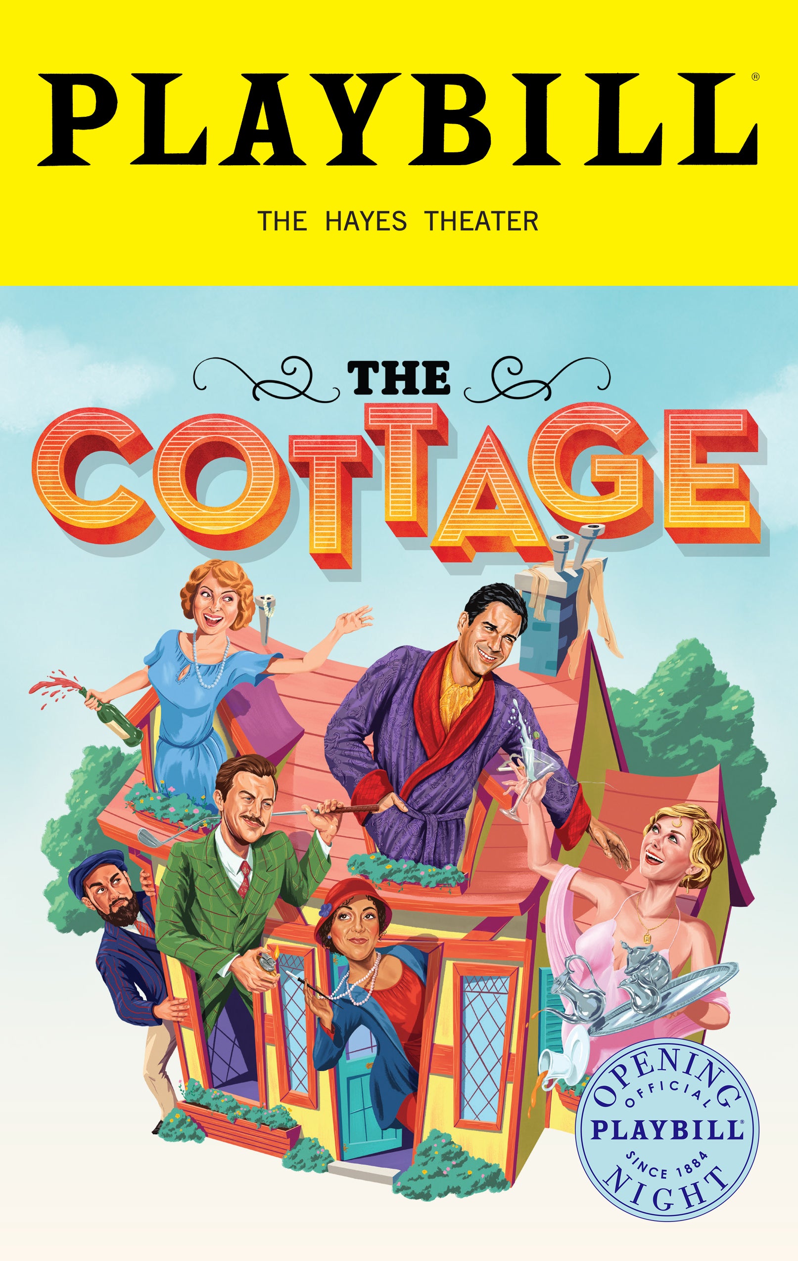 The Cottage Limited Edition Official Opening Night Playbill