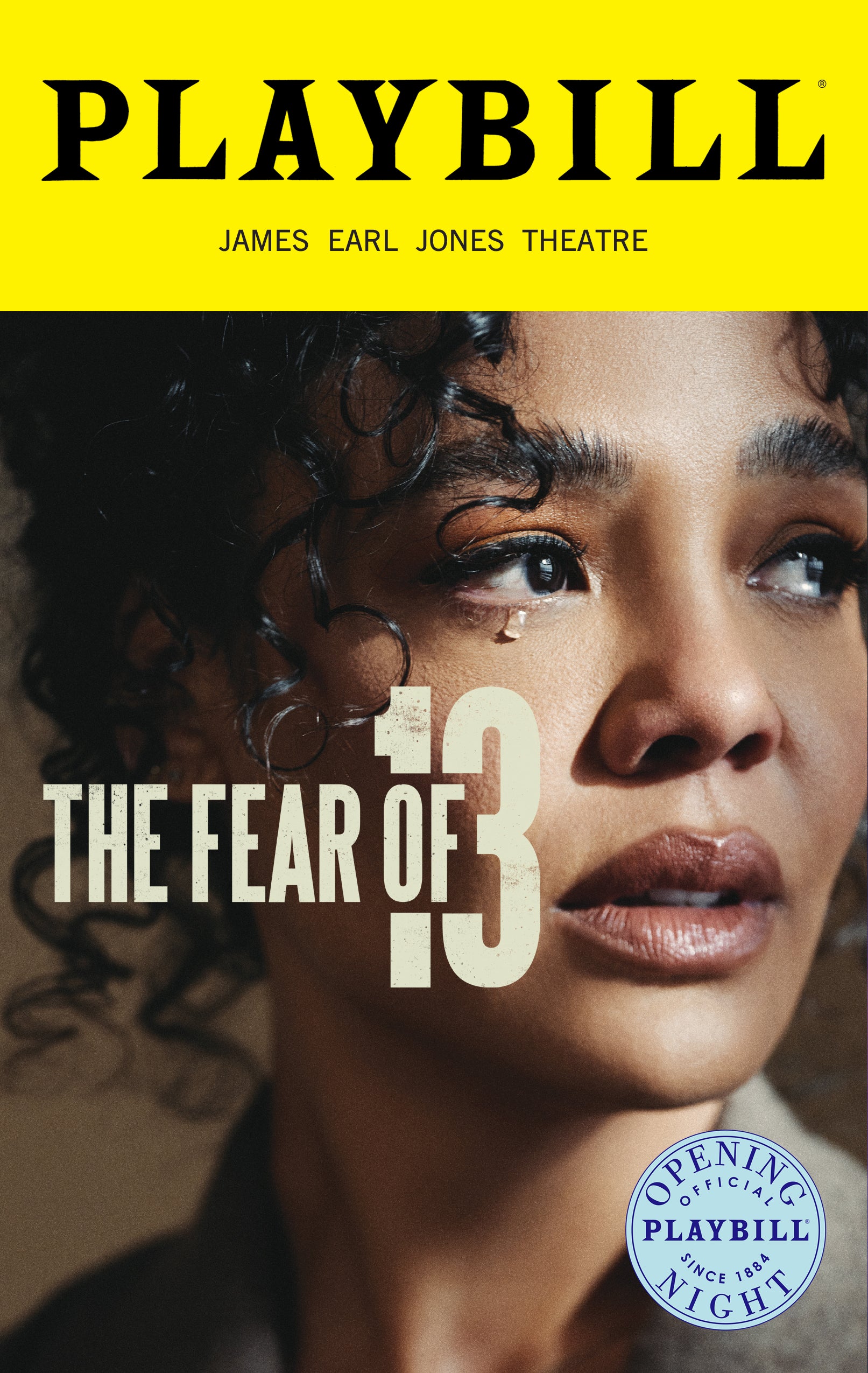 The Fear of 13 Limited Edition Official Opening Night Playbill - Cover Combo