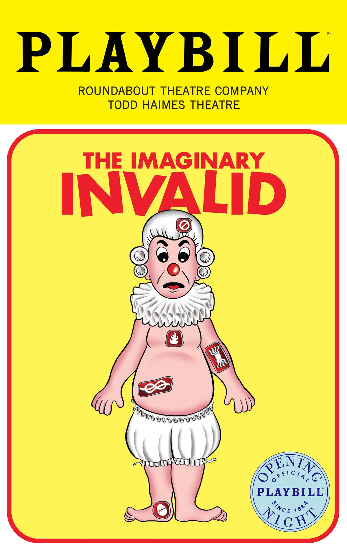 The Imaginary Invalid 2026 Limited Edition Official Opening Night Playbill