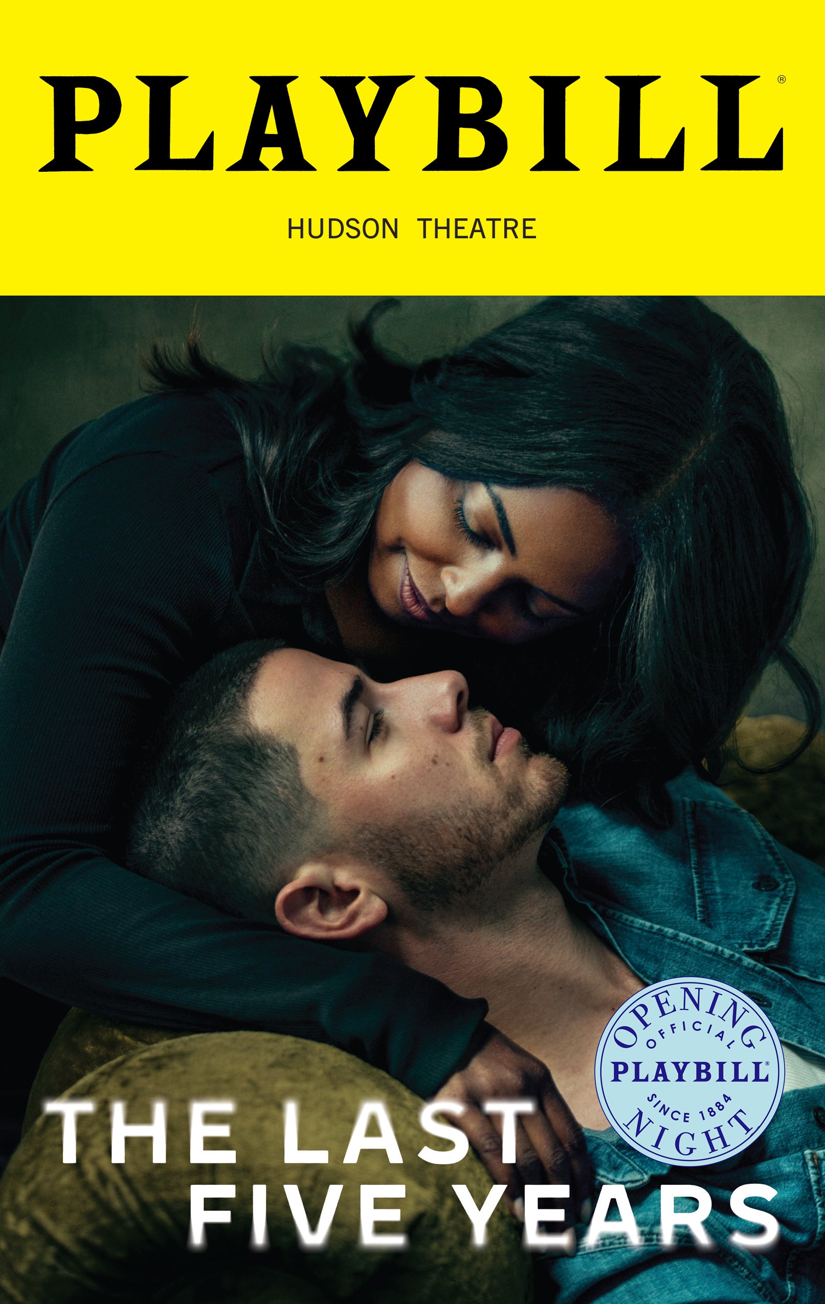 The Last Five Years Limited Edition Official Opening Night Playbill