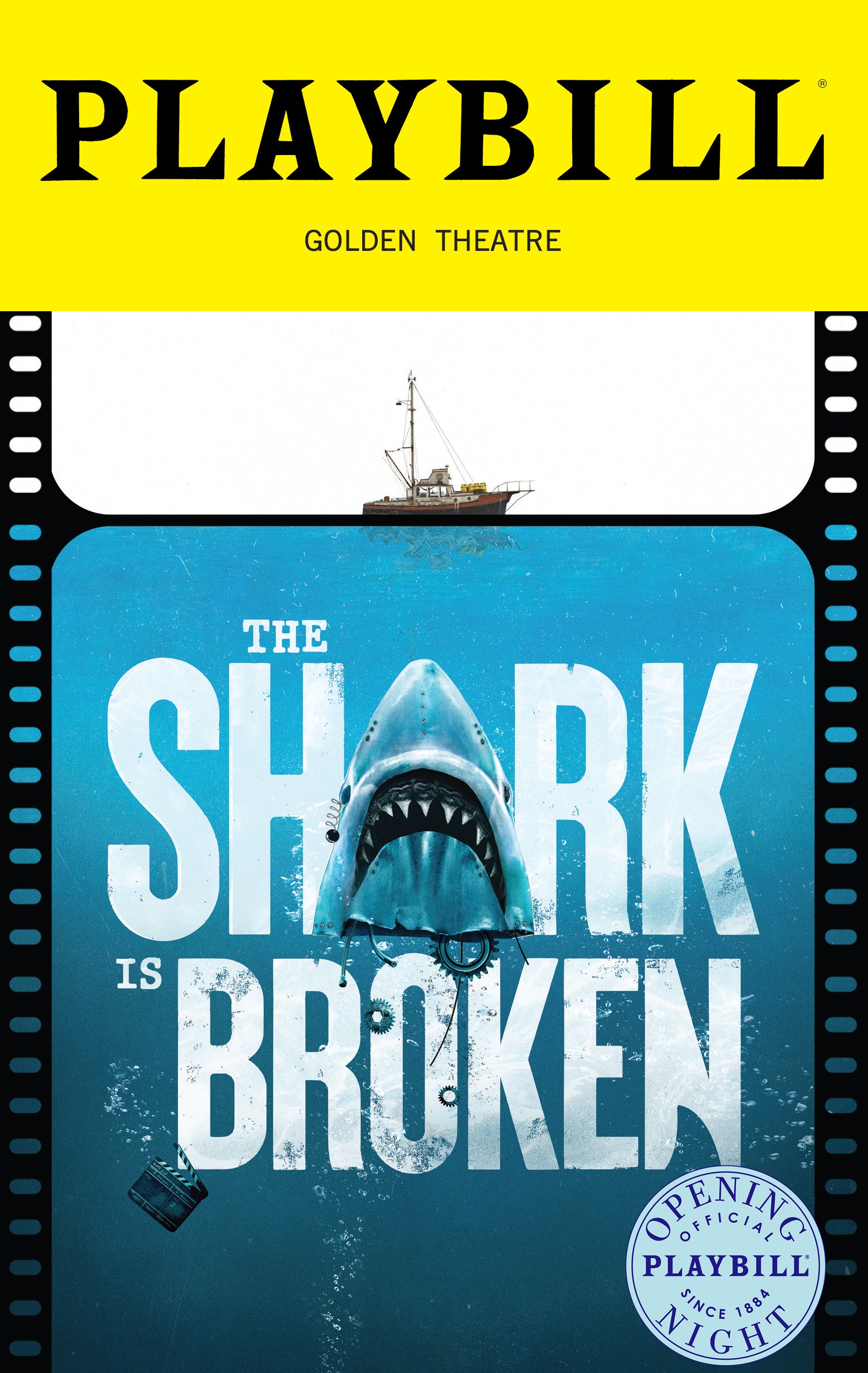 The Shark is Broken Limited Edition Official Opening Night Playbill