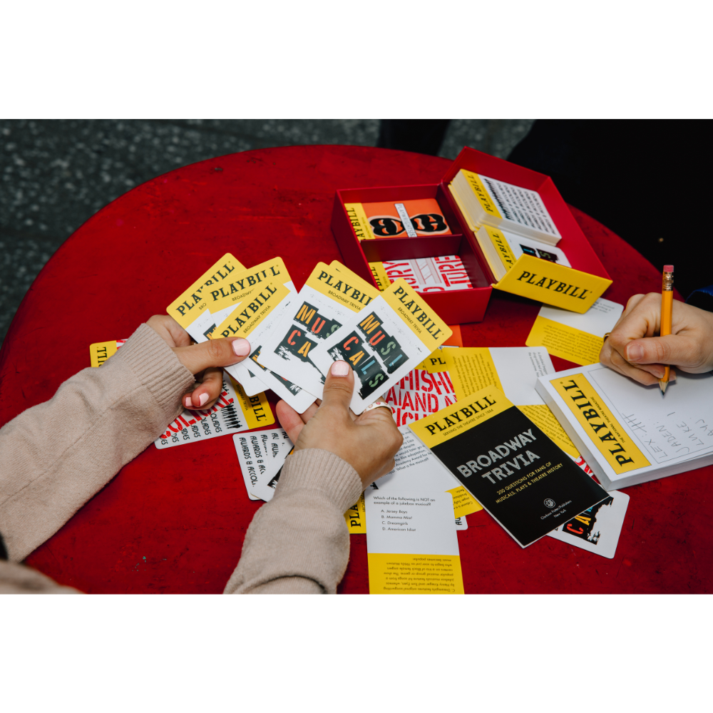 Playbill Broadway Trivia Game: 200 Questions for Fans of Musicals, Plays, and Theatre History