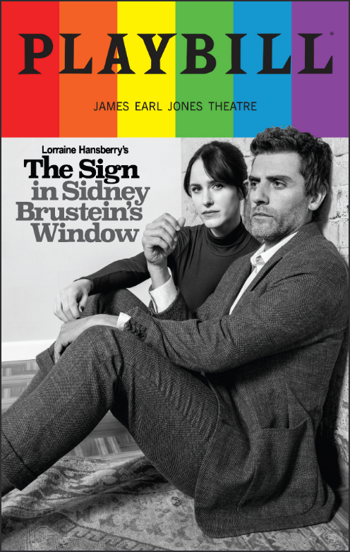 The Sign in Sidney Brustein's Window Playbill with Limited Edition 2023 Rainbow Pride Logo