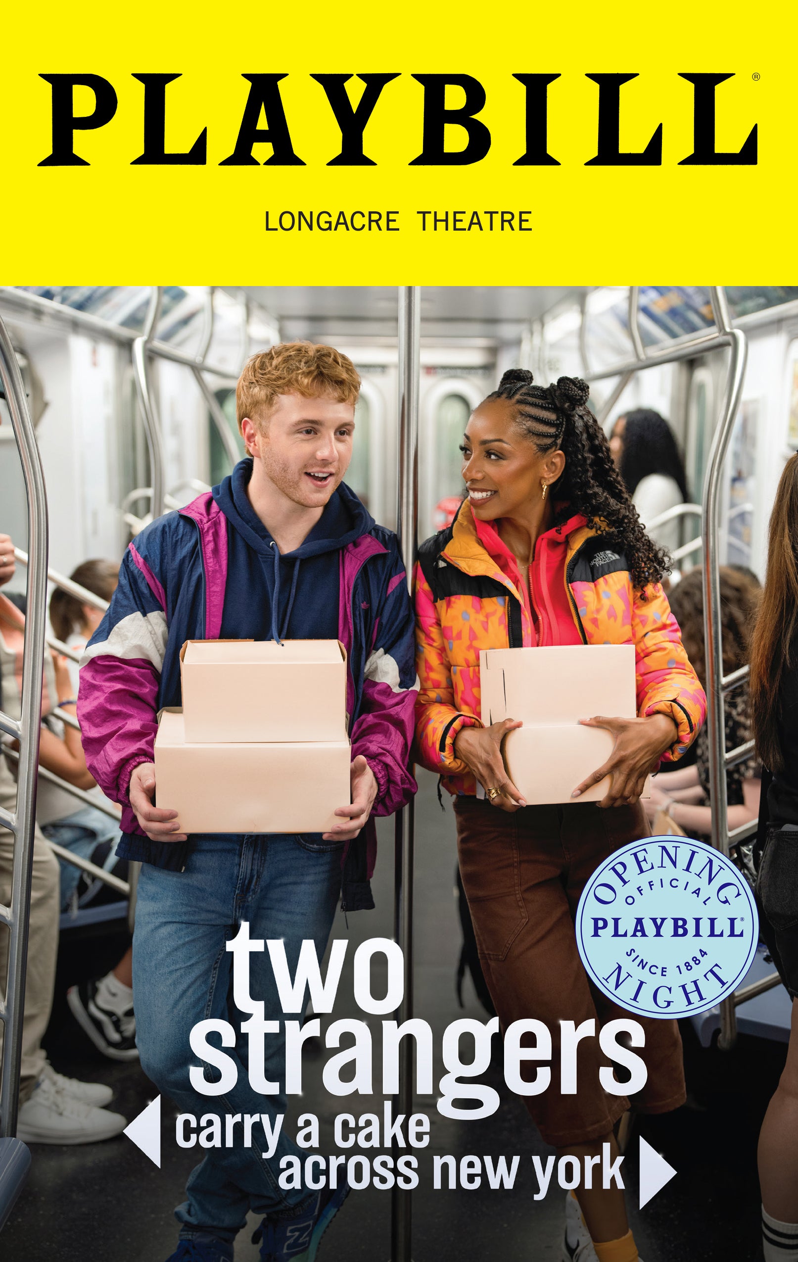 Two Strangers (Carry a Cake Across New York) Limited Edition Official Opening Night Playbill