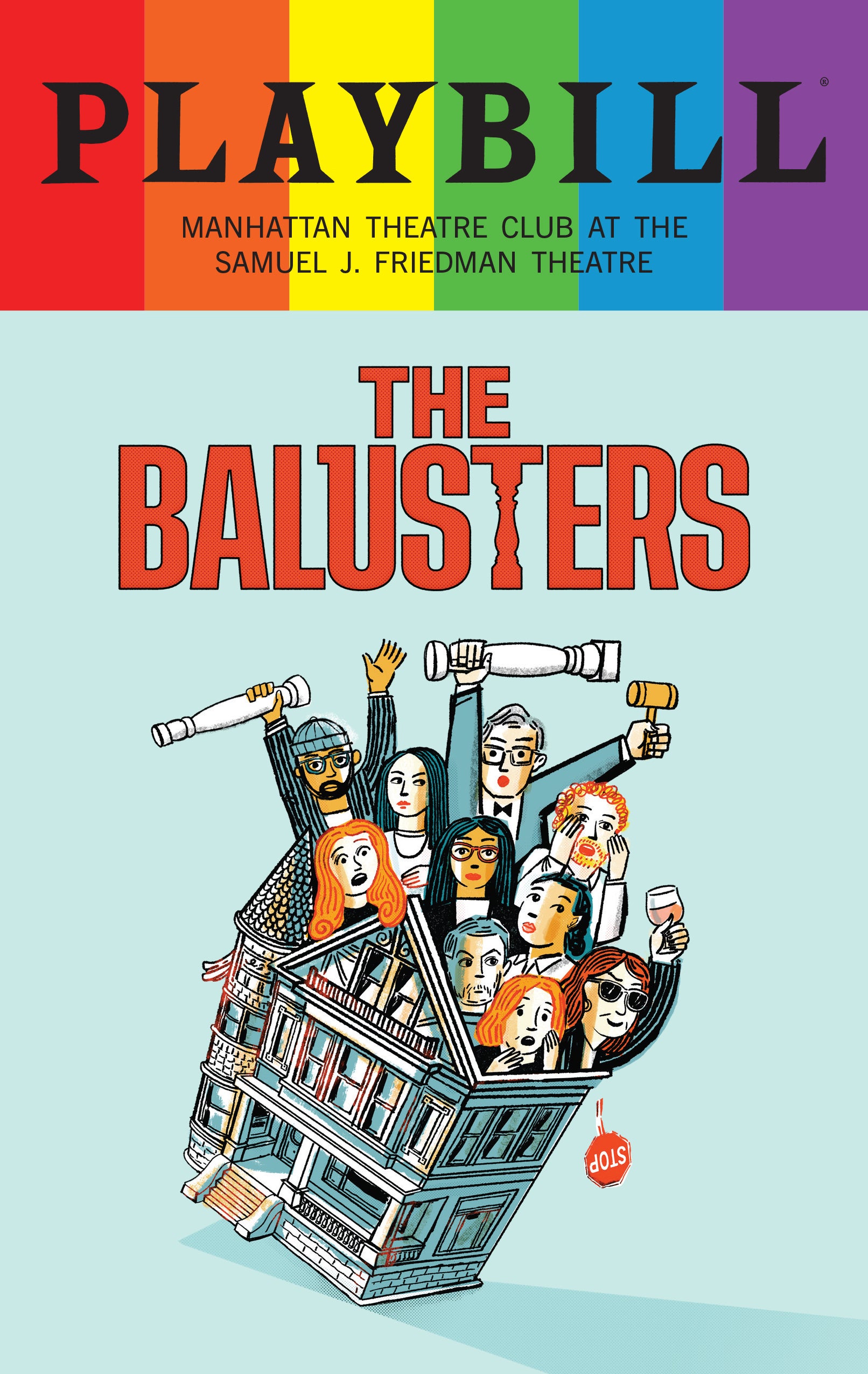 The Balusters Limited Edition 2026 Rainbow Pride Playbill