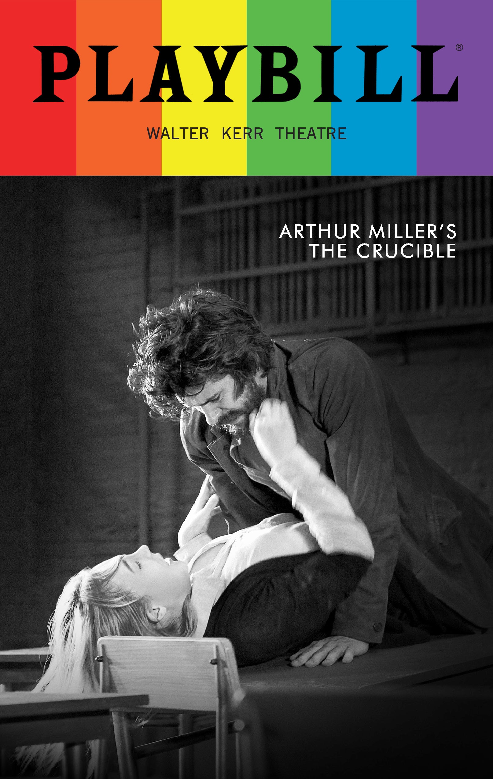 The Crucible - June 2016 Playbill with Rainbow Pride Logo