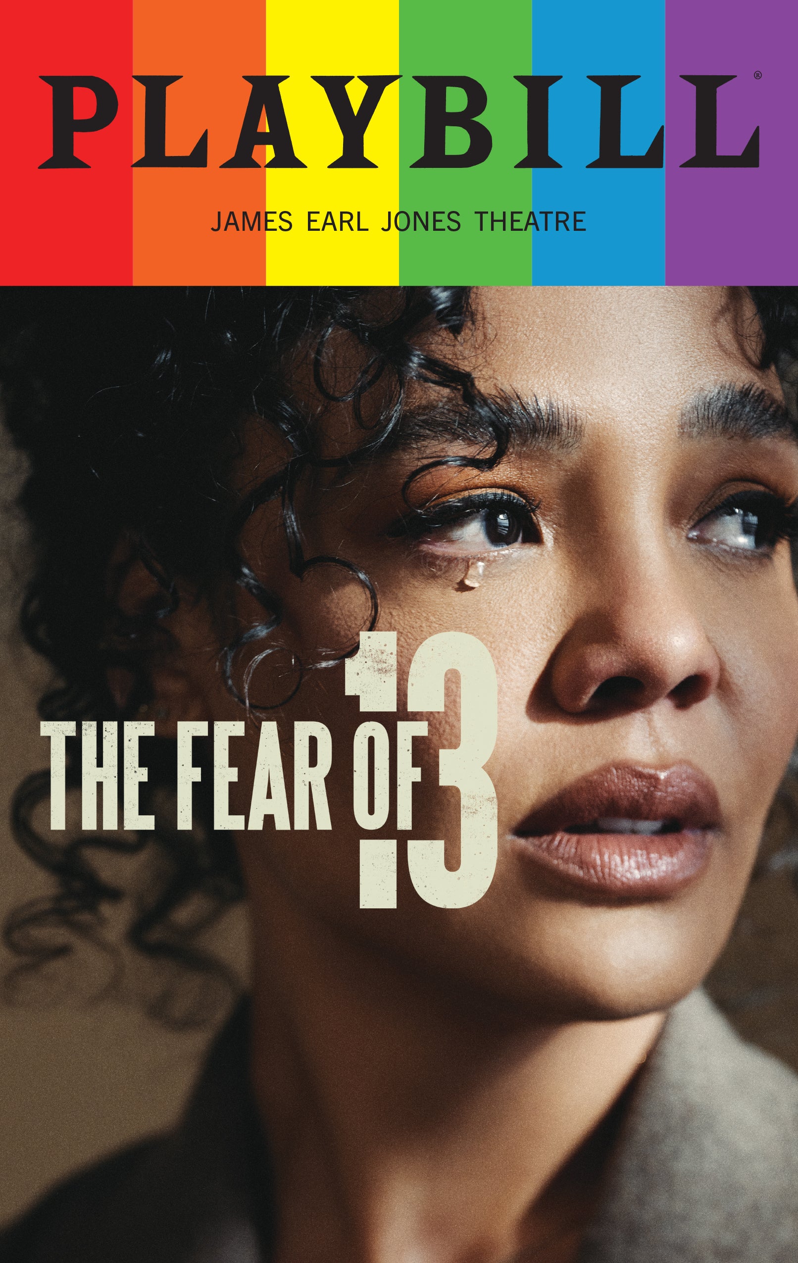 The Fear of 13 Limited Edition 2026 Rainbow Pride Playbill - Tessa Thompson