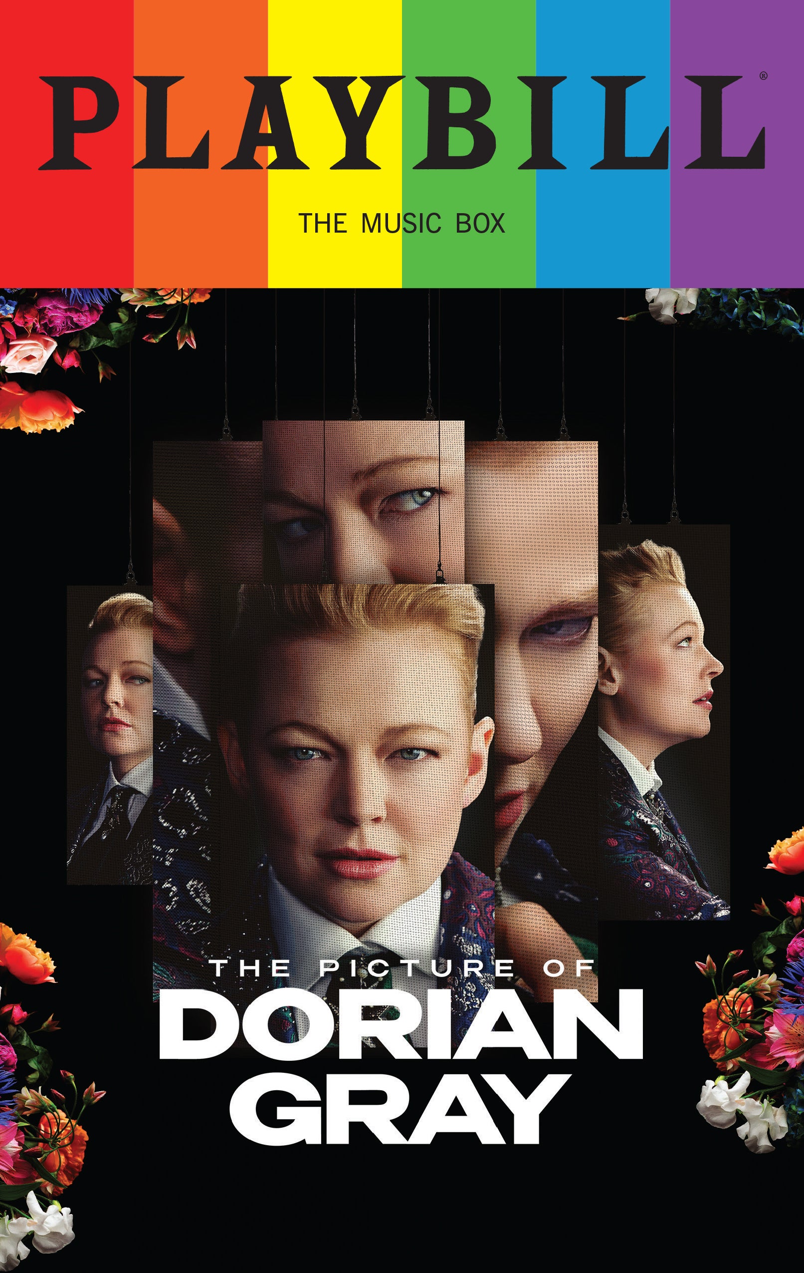 The Picture of Dorian Gray Playbill with Limited Edition 2025 Rainbow Pride Logo