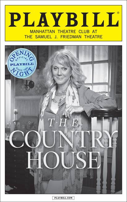 The Country House Limited Edition Opening Night Playbill