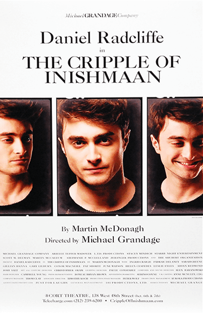 The Cripple of Inishmaan starring Daniel Radcliffe Broadway Poster