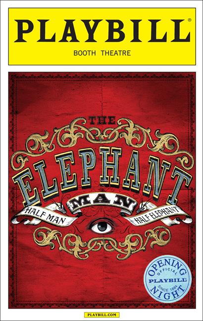 The Elephant Man Limited Edition Official Opening Night Playbill