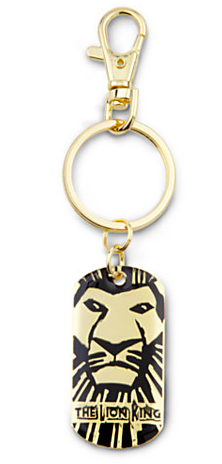 The Lion King the Broadway Musical - Metal Logo Keychain
