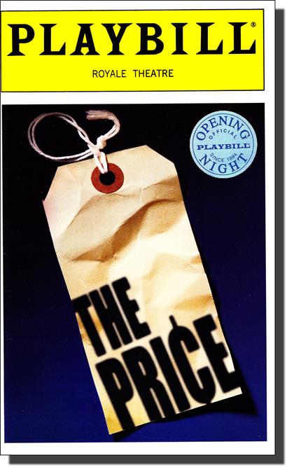 The Price Limited Edition Official Opening Night Playbill