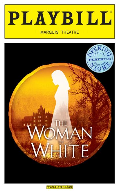 The Woman in White Limited Edition Official Opening Night Playbill
