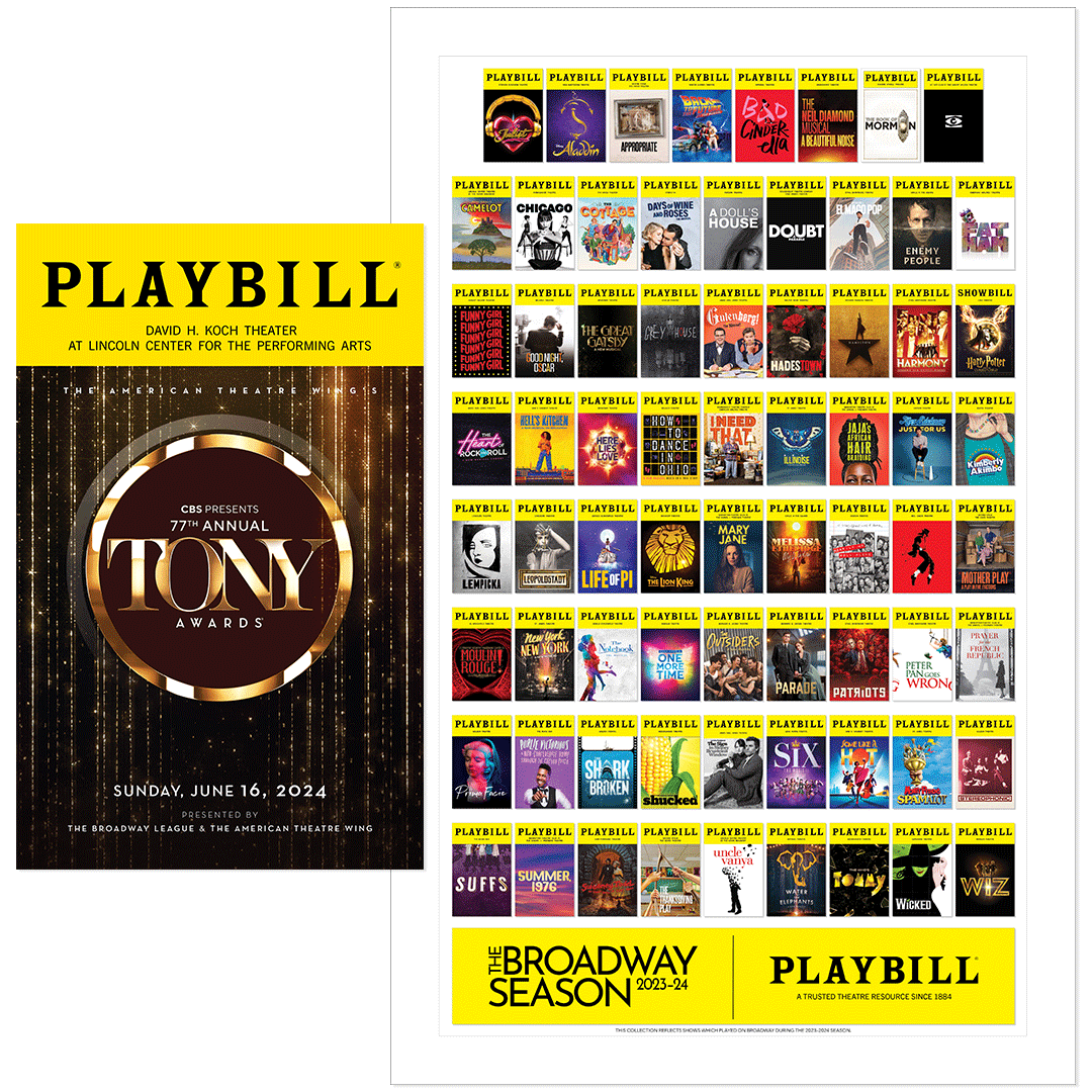 PLAYBILL TONY AWARDS PLAYBILL & SEASON POSTER COMBO